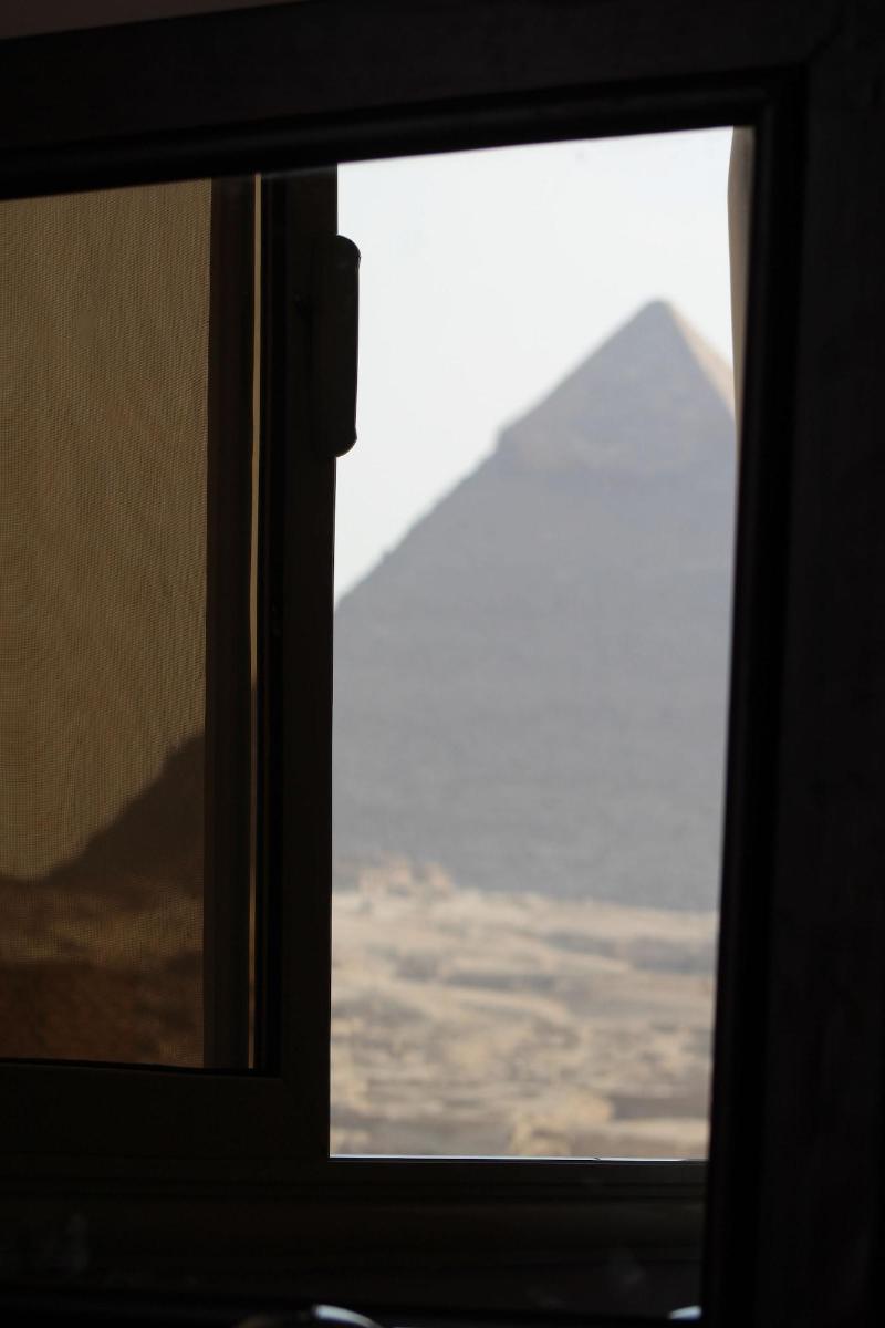 Amon Holiday Pyramids Inn Kafret el-Gabal المظهر الخارجي الصورة