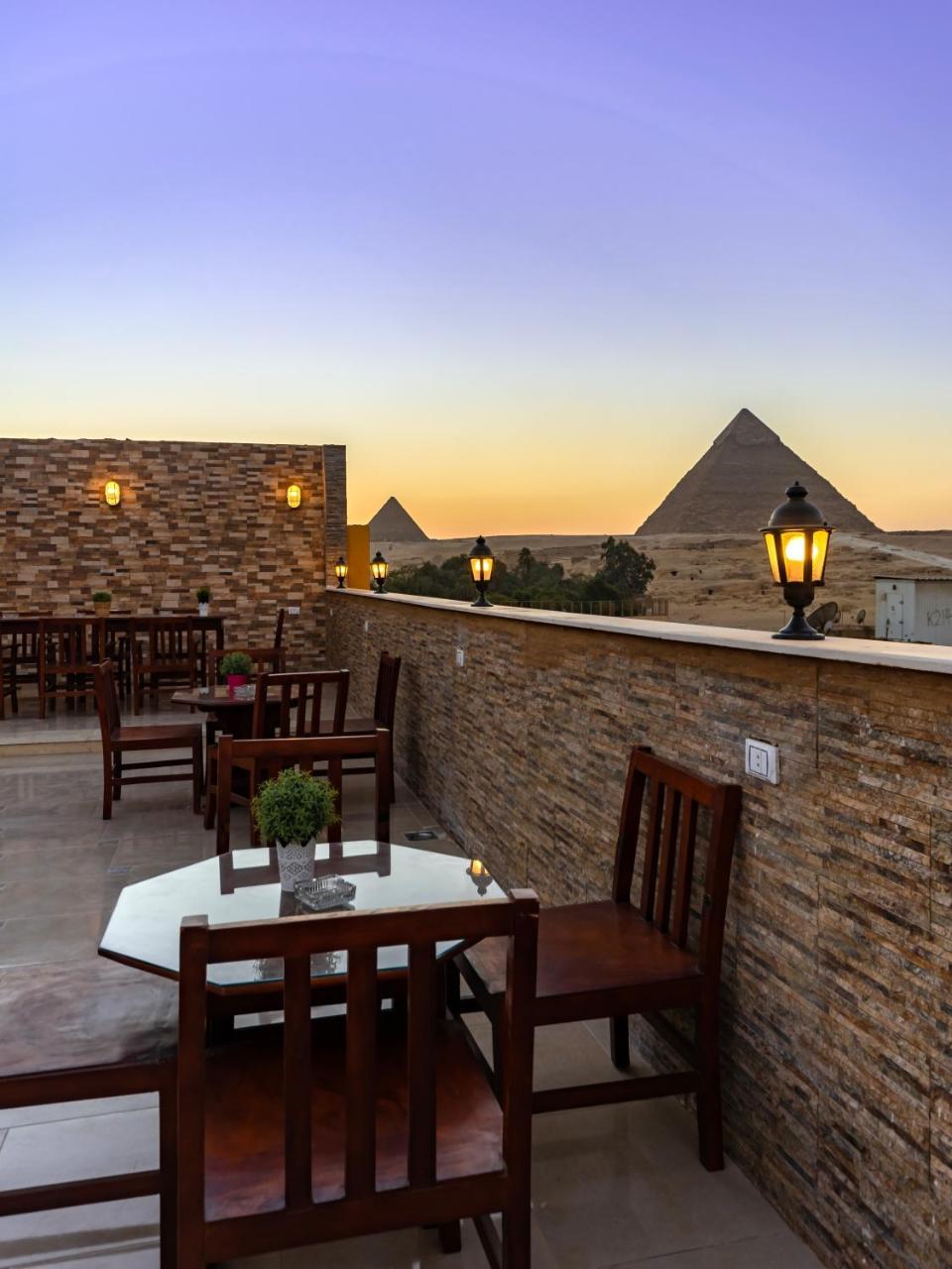 Amon Holiday Pyramids Inn Kafret el-Gabal المظهر الخارجي الصورة